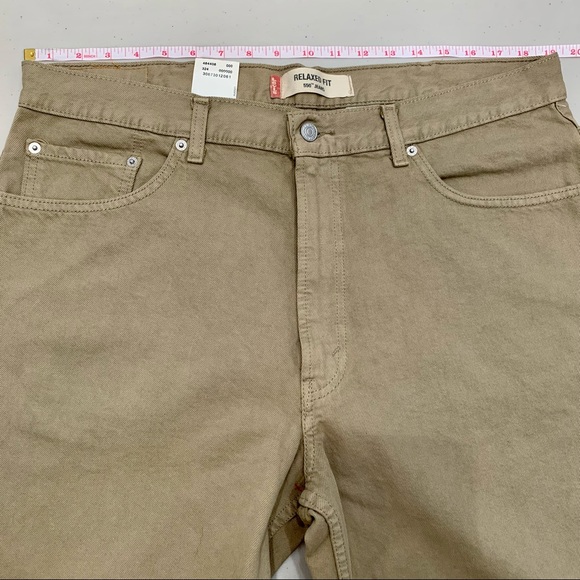 NWT Levi's 550 Relaxed Men's Tan Jeans size 38 x 30 - Picture 7 of 9